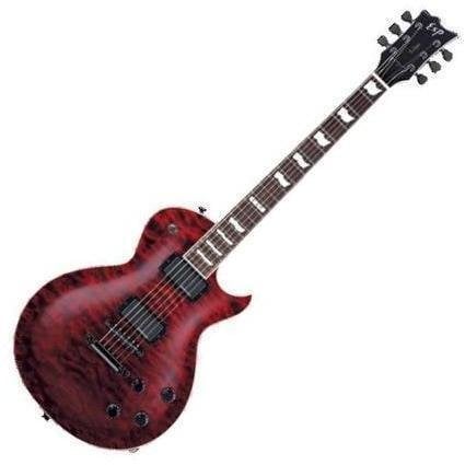 Електрическа китара ESP Eclipse II USA See Thru Black Cherry Duncan