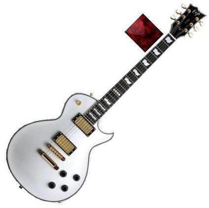 Electric guitar ESP Eclipse I CTM Volcano Red Duncan