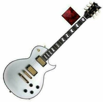 Electric guitar ESP Eclipse I CTM Volcano Red Duncan - 1