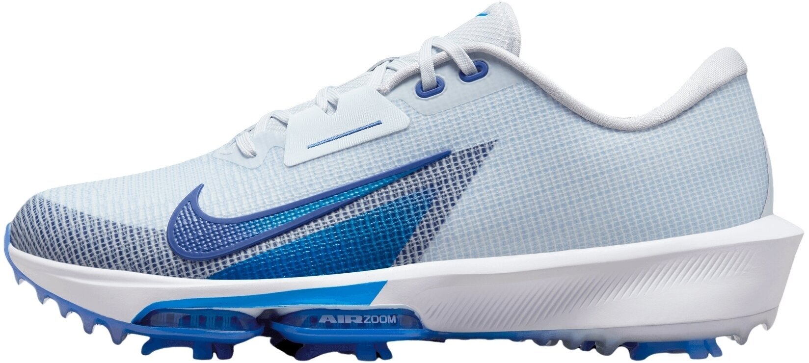 Golfskor för herrar Nike Air Zoom Infinity Tour Next 2 Unisex Golf Shoes Football Grey/Deep Royal Blue/Game Royal 44