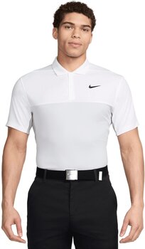Polo Shirt Nike Dri-Fit Victory+ Mens Polo White/Light Smoke Grey/Pure Platinum/Black M Polo Shirt - 1