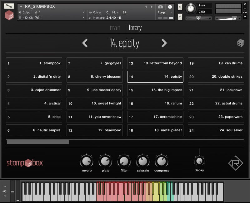 VST Instrument Studio Software Rigid Audio Stompbox (Digital product)