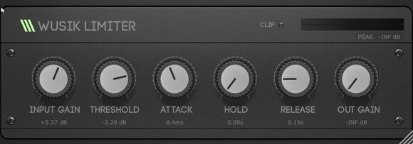 Studio software plug-in effect Wusik Limiter (Digitaal product) - 1