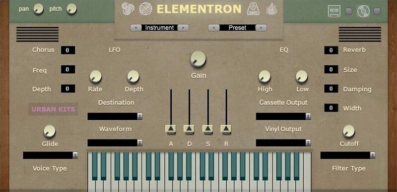 Tonstudio-Software VST-Instrument UrbanKits Elementron (Digitales Produkt)