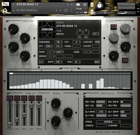 Software de estúdio de instrumentos VST Rigid Audio Atomicron (Produto digital)
