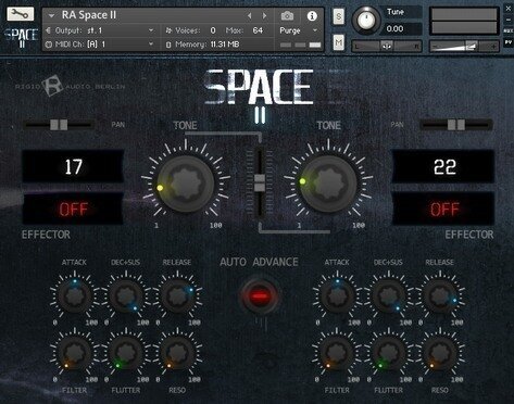 Software de estúdio de instrumentos VST Rigid Audio Space II (Produto digital)