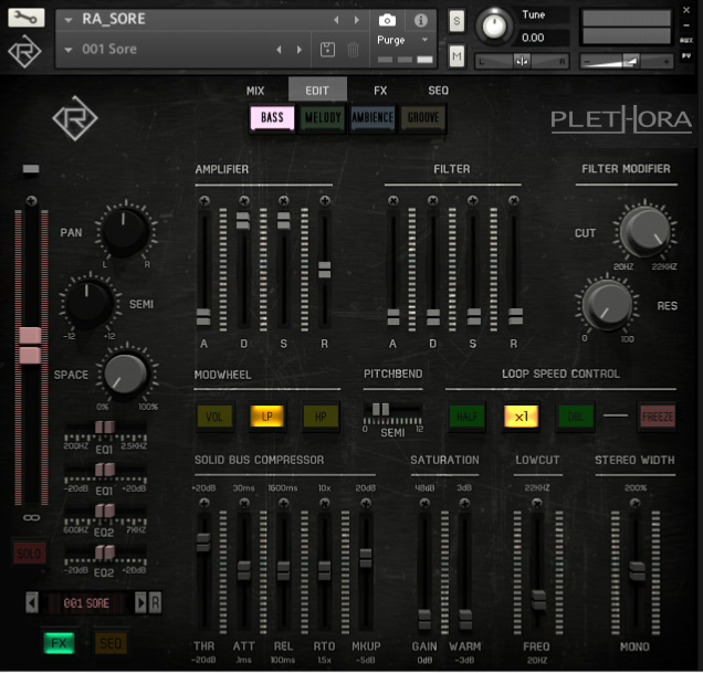 Software de estúdio de instrumentos VST Rigid Audio Plethora (Produto digital)