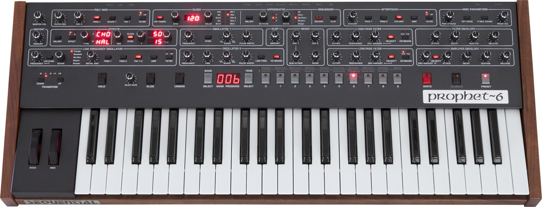 Synthétiseur Sequential Prophet 6 Keyboard