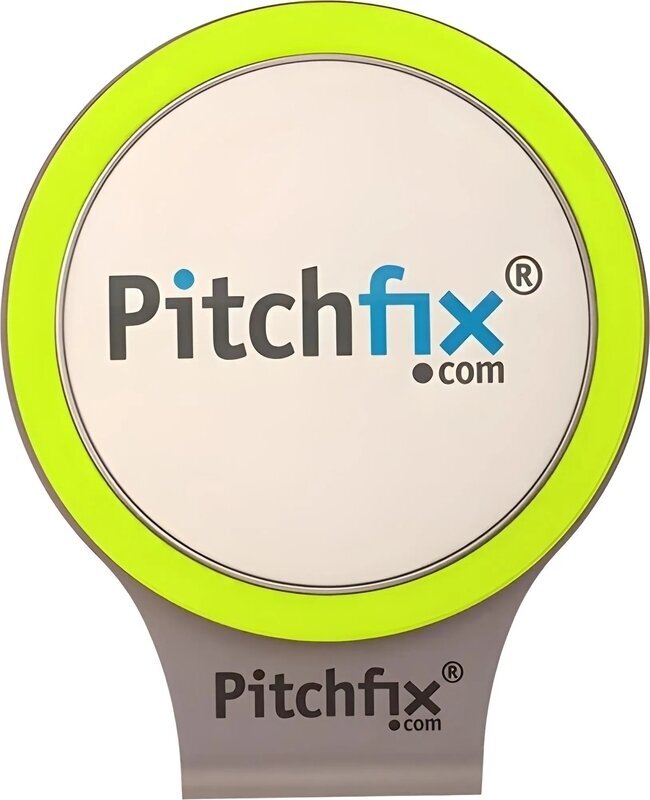 Golf Ball Marker Pitchfix HatClip 2.0 Fluorescent Yellow