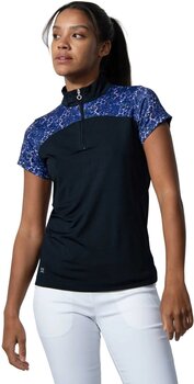Polo Shirt Daily Sports Andria Short-Sleeved Top Navy M - 1
