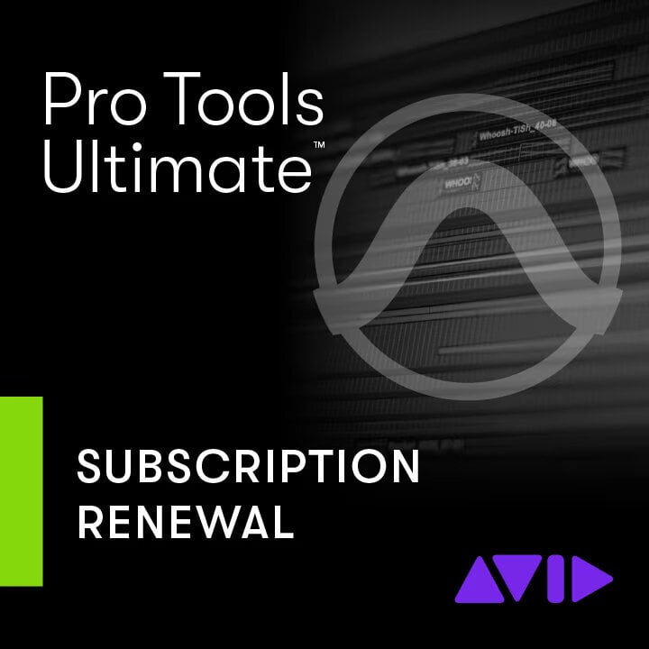 Updates en upgrades AVID Pro Tools Ultimate Annual Paid Annually Subscription (Renewal) (Digitaal product)