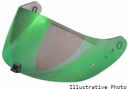 Accessories for Motorcycle Helmets Scorpion Shield EXO-1400/R1/520/491 Maxvision KDF16-1 Green Mirror