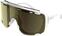 Outdoor Sunglasses POC Devour Glacial Hydrogen White/Clarity Road Silver Mirror Outdoor Sunglasses