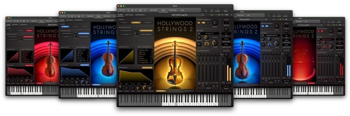 VST Instrument Studio programvara EastWest Sounds HOLLYWOOD STRINGS 2 (Digital produkt)
