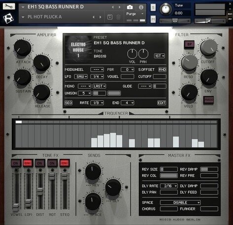 Software de estúdio de instrumentos VST Rigid Audio Electro House (Produto digital)