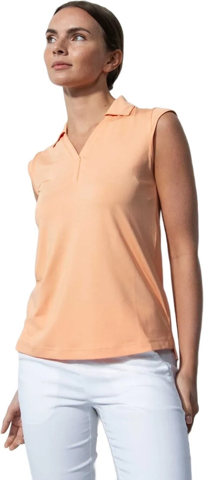 Риза за поло Daily Sports Anzio Sleeveless Polo Shirt Kumquat S
