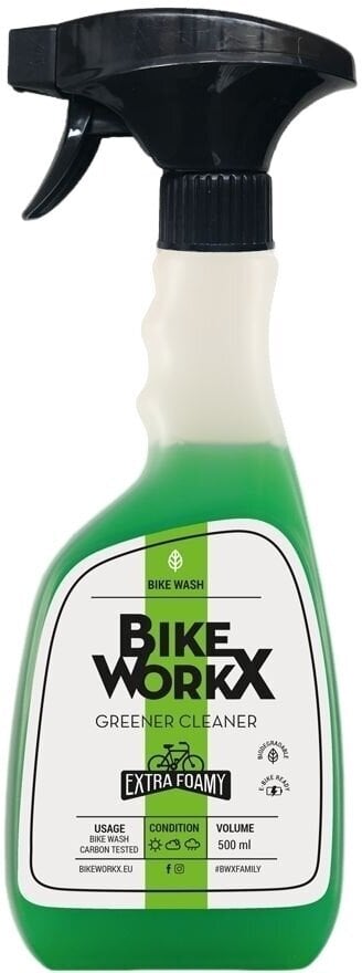 Manutenção de bicicletas BikeWorkX E-Clean Spray Foam 500 ml Manutenção de bicicletas