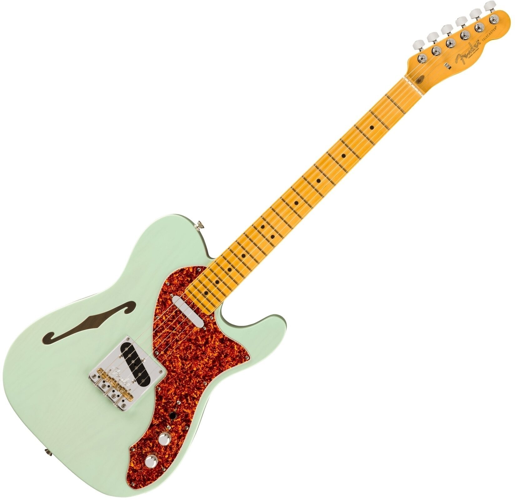 Elektrická gitara Fender FSR American Professional II Telecaster Thinline MN Transparent Surf Green