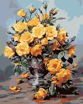 Diamantové maľovanie Zuty Žlté ruže - 1
