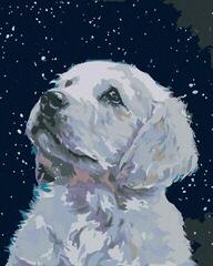 Diamond Art Zuty Diamond Art White Puppy