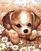 Диамантено рисуване Zuty Кученце