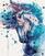 Peinture au diamant Zuty Cheval abstrait bleu foncé