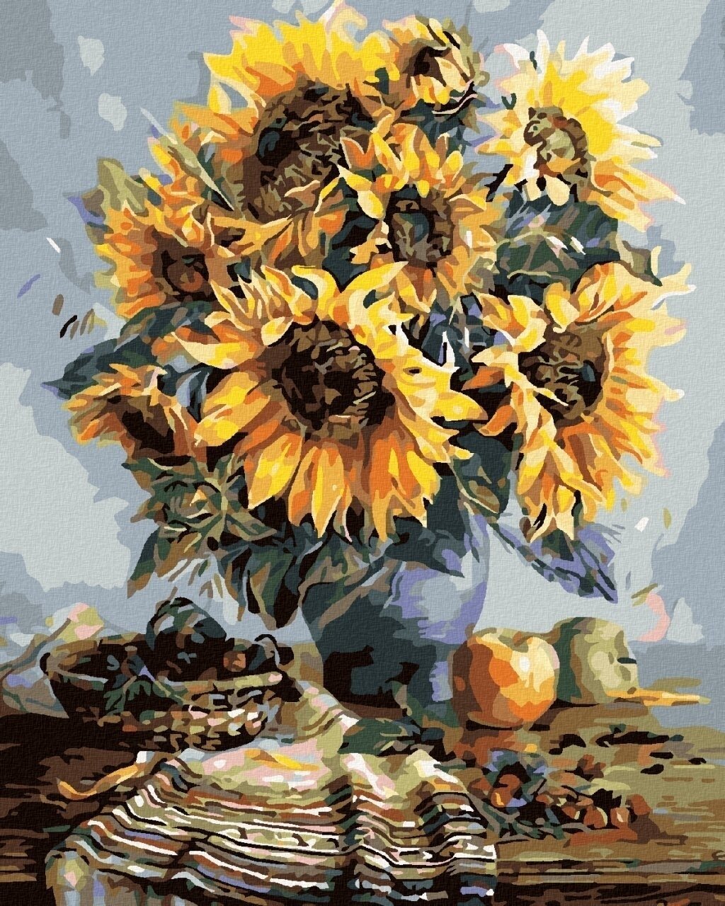 Diamond Art Zuty Bouquet of Sunflowers Autumn Tuned