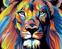 Ζωγραφική με διαμάντια Zuty Χρωματιστό Lion II