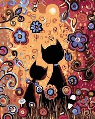 Pittura diamante Zuty Pittura diamante Due gatti