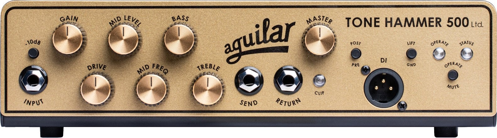 Transistor basversterker Aguilar Tone Hammer 500 Gold