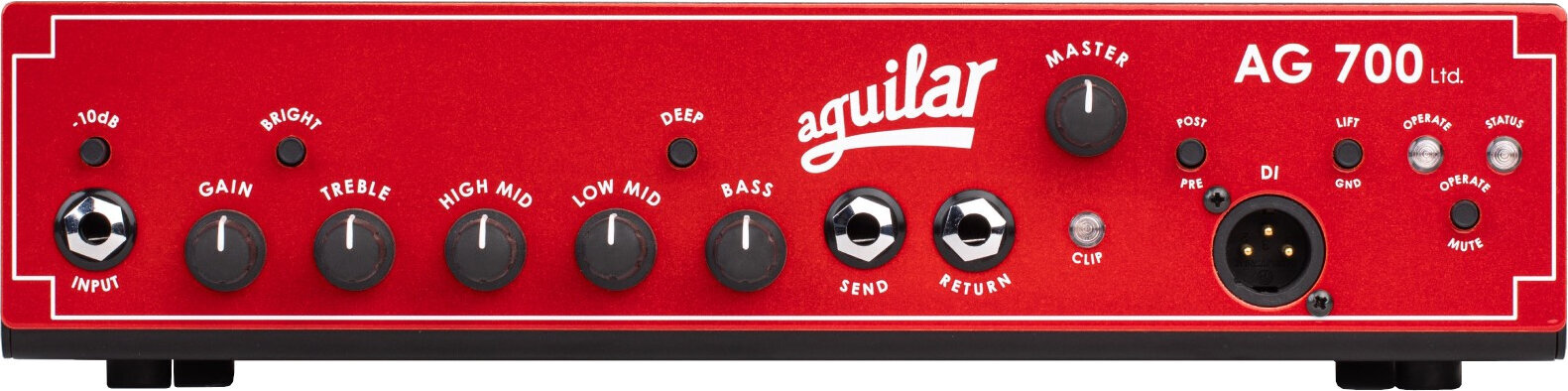 Tranzistorový basový zosilňovač Aguilar AG 700 Red