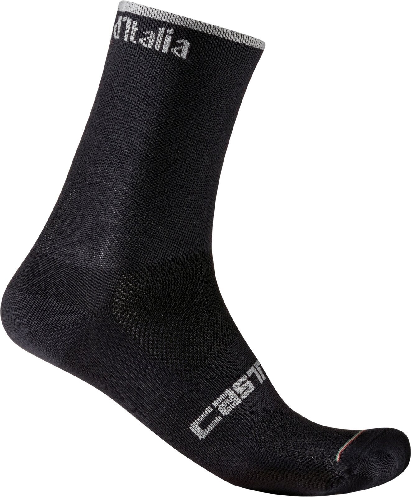 Чорапи за колоездене Castelli Giro107 18 Sock Nero S Чорапи за колоездене