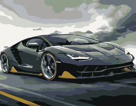 Диамантено рисуване Zuty Lamborghini - 1