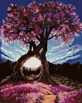 Диамантено рисуване Zuty Романтични дървета - 1
