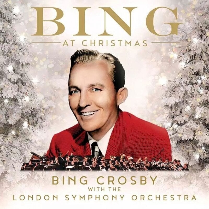 Disco de vinil Bing Crosby - Bing At Christmas (Limited Edition) (Reissue) (Clear & Silver Splattter) (LP)