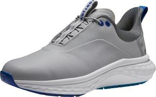 Pantofi de golf pentru bărbați Footjoy Quantum Grey/White/Blue