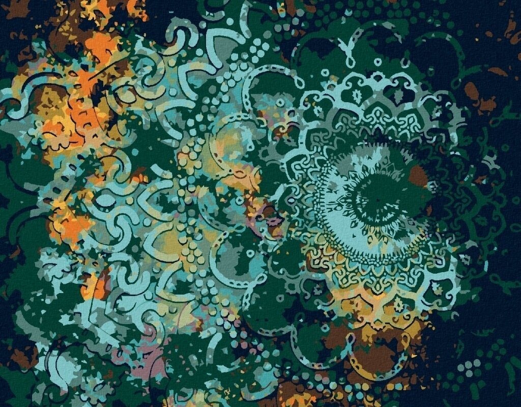 Diamantmalerei Zuty Abstraktes Mandala