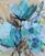 Диамантено рисуване Zuty Абстракция от сини цветя II