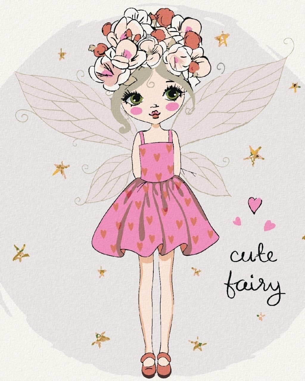 Pintura diamante Zuty Girl Fairy