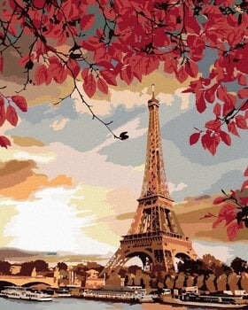 Peinture au diamant Zuty Paris et l'automne - 1