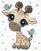 Diamantmålning Zuty Lilla giraffen