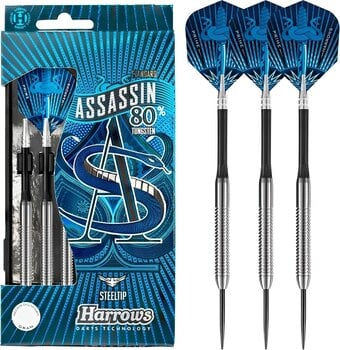 Freccette Harrows Assassin 80% R Steeltip 21 g Freccette - 1