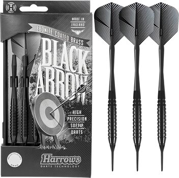 Šípky Harrows Black Arrow R Softip 16 g Šípky - 1