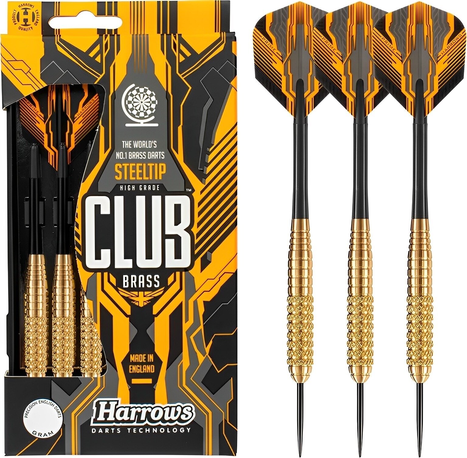 Săgeți Harrows Club Brass K Steeltip 22 g Săgeți