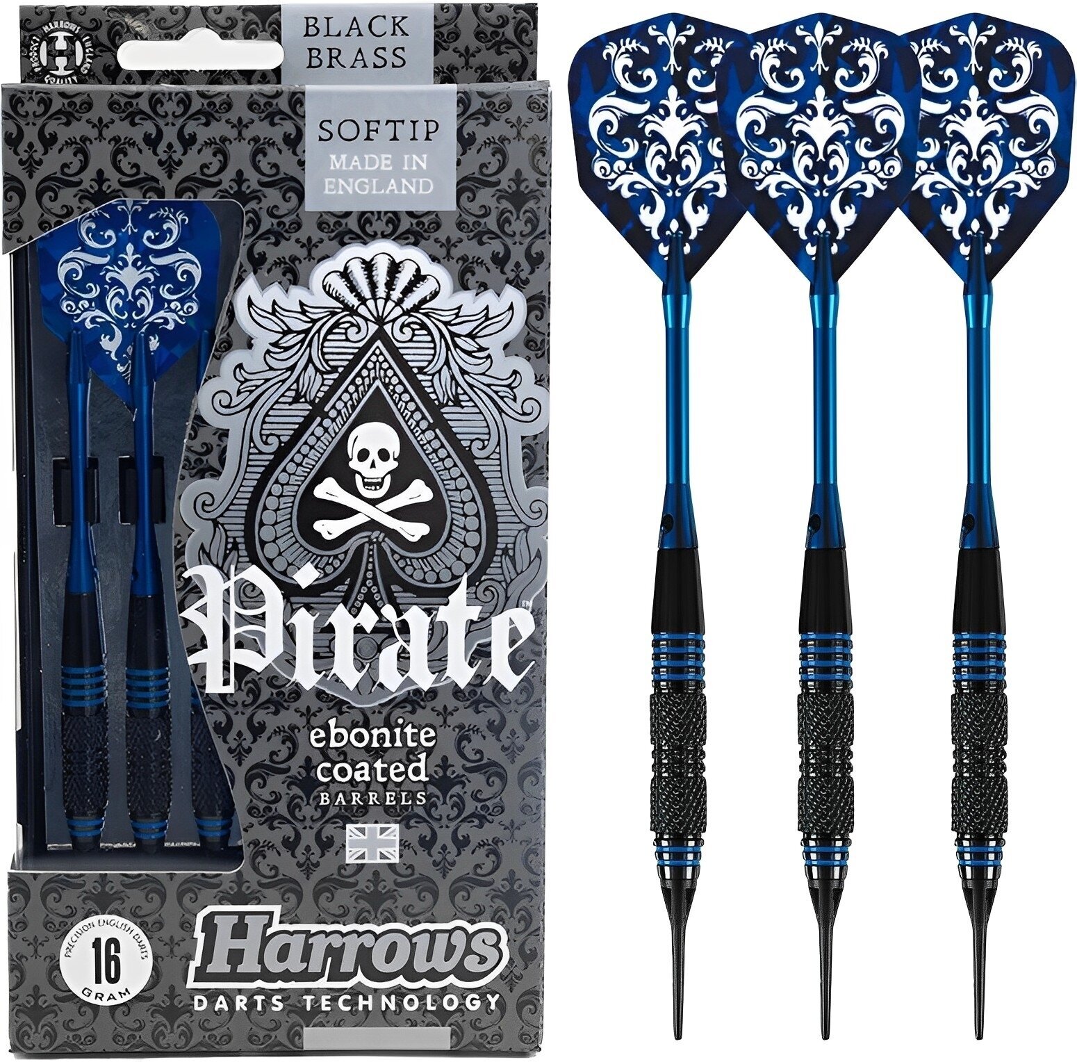 Darts Harrows Pirate K Softip 16 g Darts