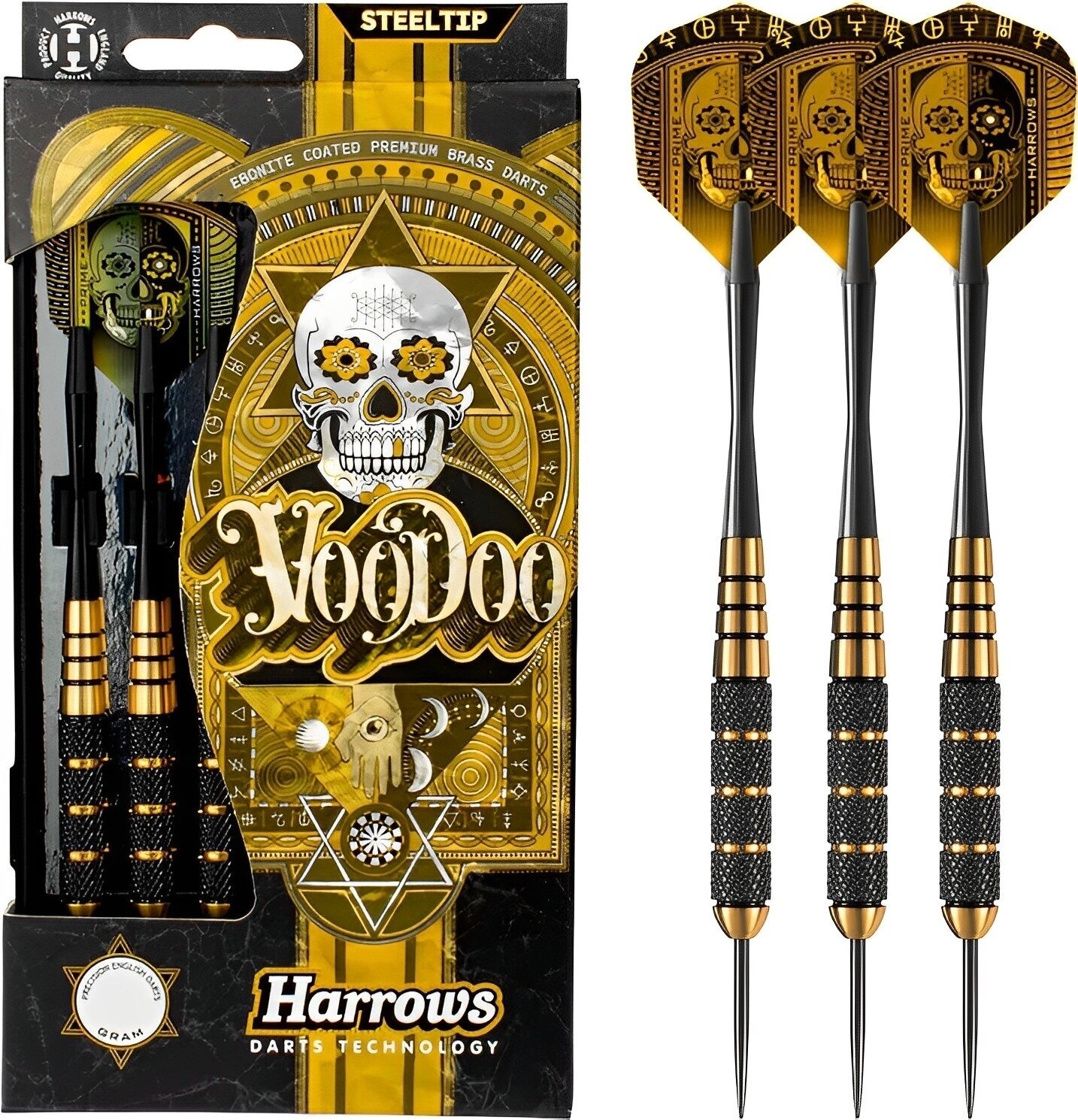 Fléchettes Harrows Voodoo K Steeltip 19 g Fléchettes