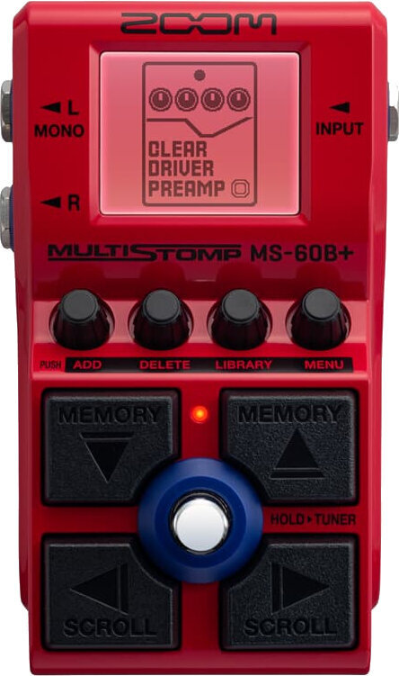 Bassguitar Multi-Effect Zoom MS-60B+