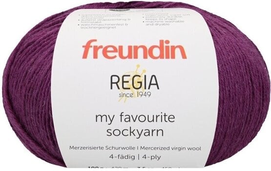 Knitting Yarn Freundin x Regia My Favourite Sockyarn 9807142-00036 Orchid - 1