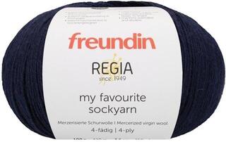 Pletací příze Freundin x Regia My Favourite Sockyarn 9807142-00050 Midnight Pletací příze
