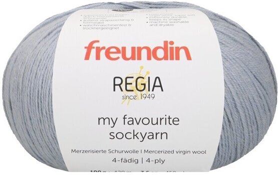 Knitting Yarn Freundin x Regia My Favourite Sockyarn 9807142-00052 Avio Knitting Yarn - 1